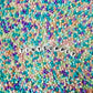 3MM Mute Rainbow Mixer 8/0 Glass Seed Beads D54-10