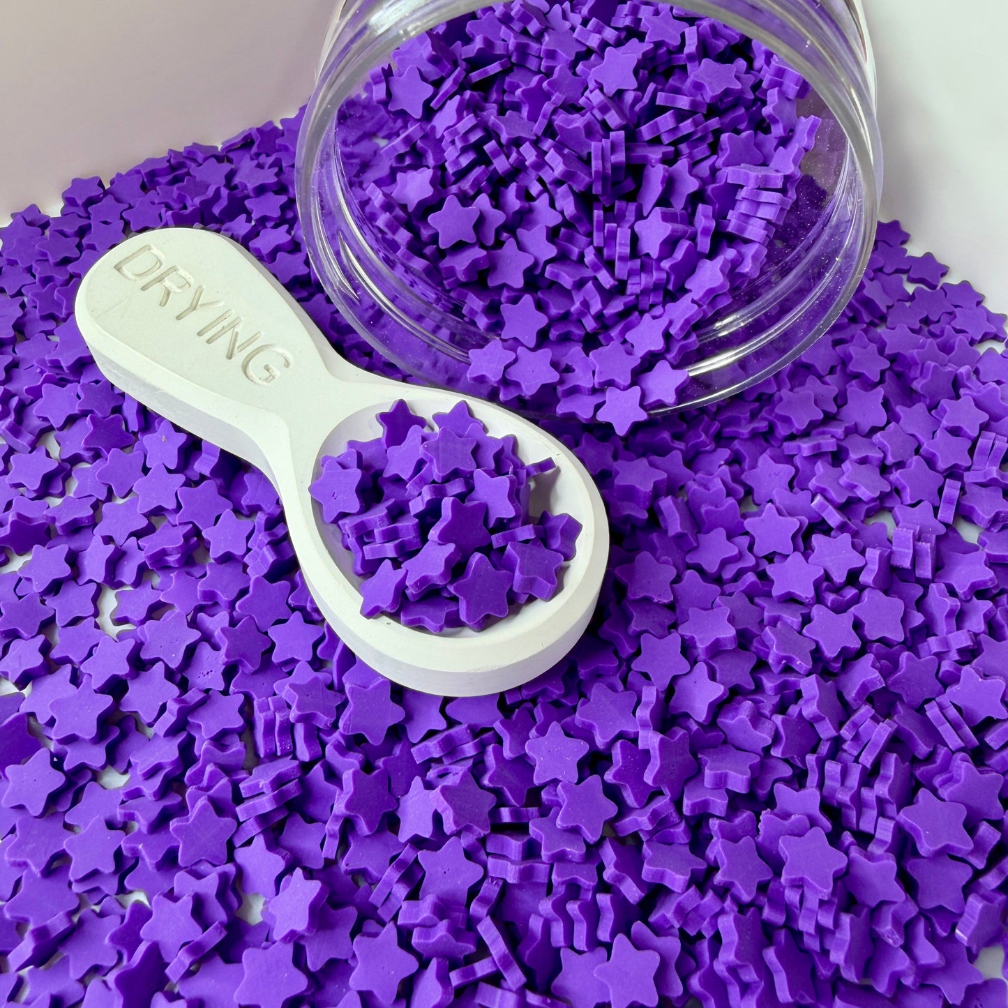 8MM Purple Star Polymer Clay Sprinkle Piece (NOT EDIBLE) D54-21