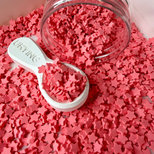 8MM Pink Star Polymer Clay Sprinkle Piece (NOT EDIBLE) D54-22