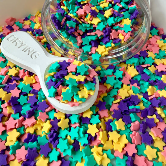 8MM Mixed Star Polymer Clay Sprinkle Piece (NOT EDIBLE) D54-23