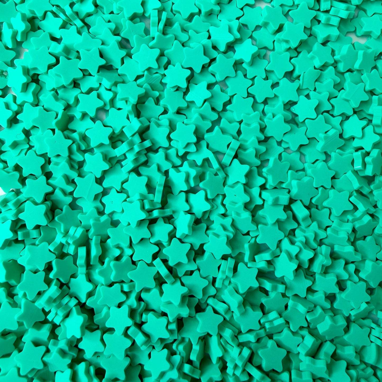 8MM Green Star Polymer Clay Sprinkle Piece (NOT EDIBLE) D54-20