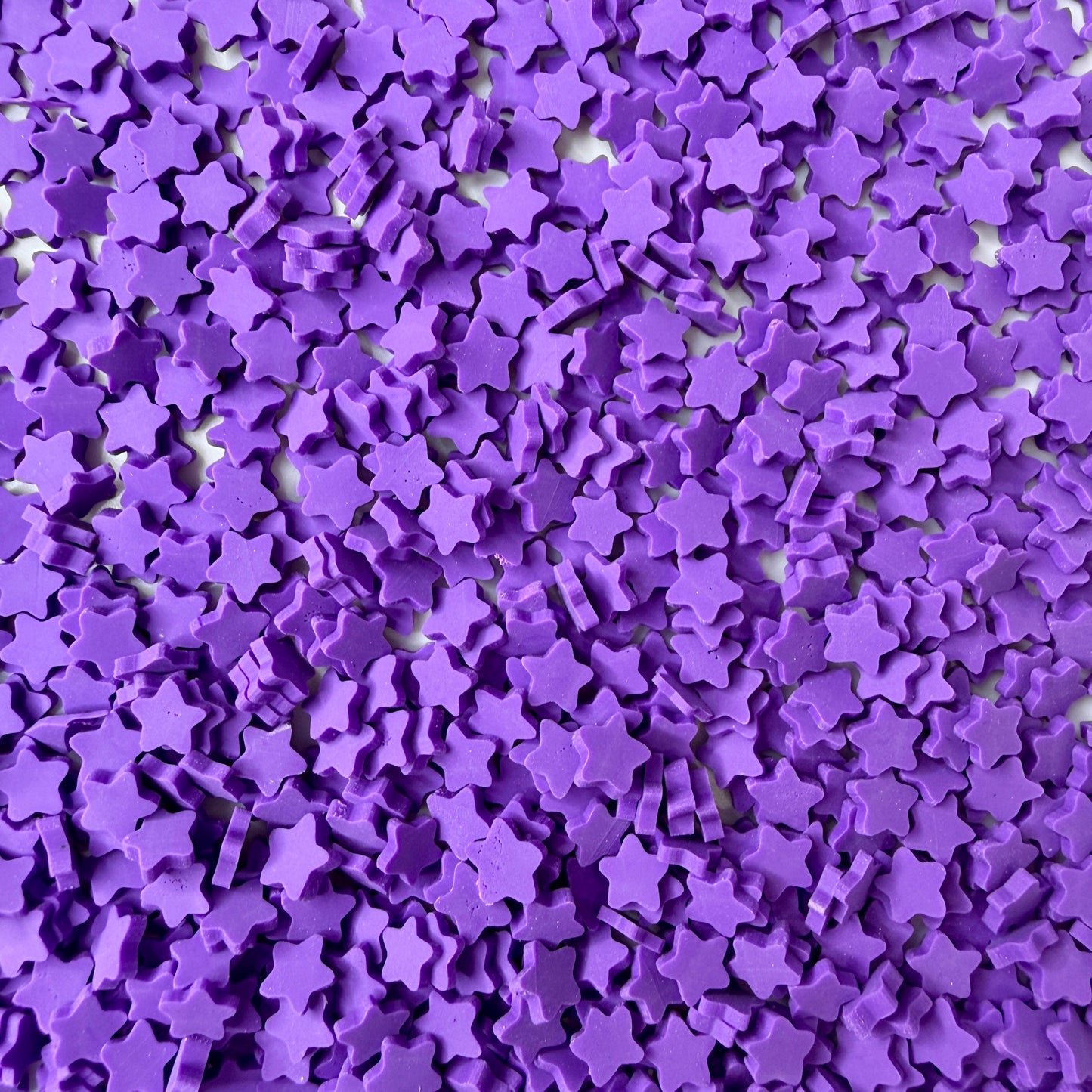 8MM Purple Star Polymer Clay Sprinkle Piece (NOT EDIBLE) D54-21