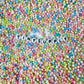 3MM Pastel Party Mix 8/0 Glass Seed Beads D54-05