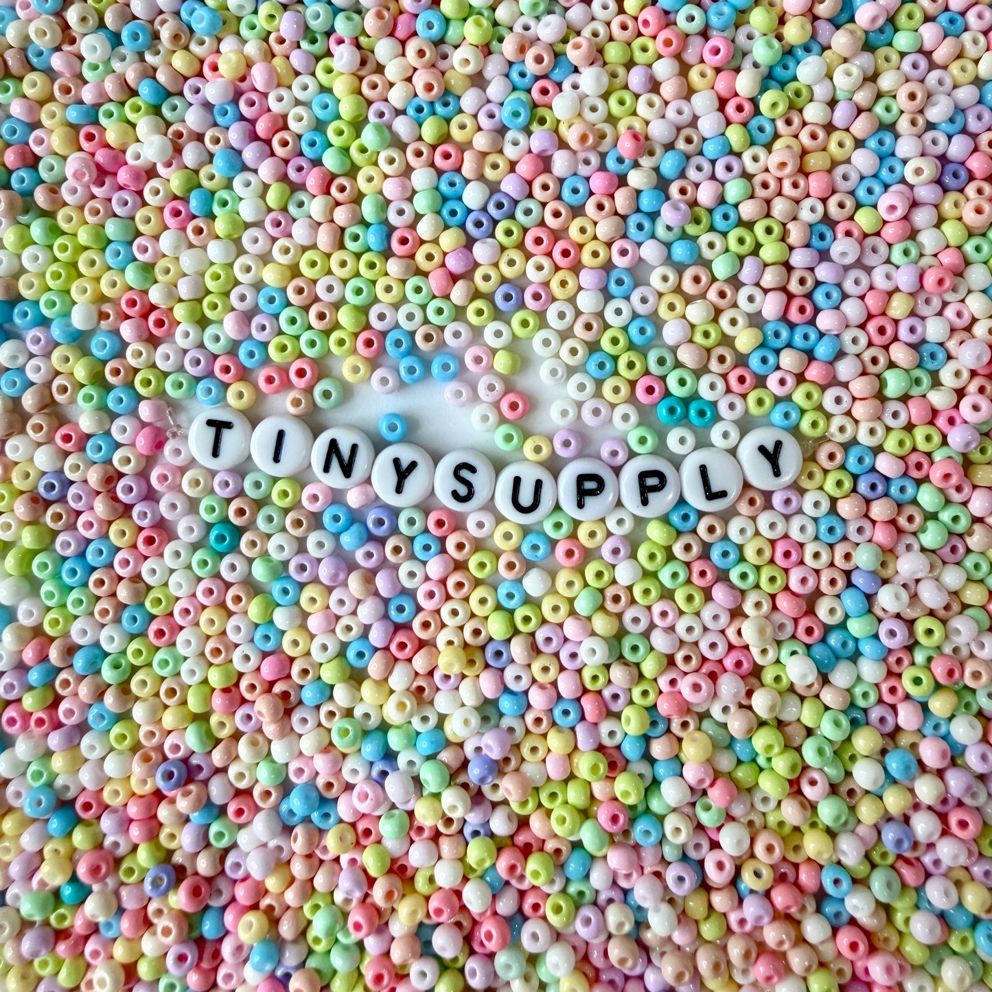 3MM Pastel Party Mix 8/0 Glass Seed Beads D54-05