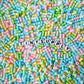 6MM x 4MM Pastel Dogbone Glass Seed Beads (D54-07)