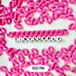 Cute Rainbow Colored Acrylic Chain Links Pieces (12mm x 9mm)