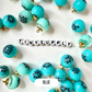 Resin Bubble Tea Round Glass Orb Charm with Eye Pin (16MM)