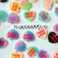 Cute True Love Heart Resin Charms with eyepin (24mm x 22mm)