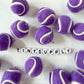20MM Tennis Ball Pendant Charm (Green, Purple, Yellow, Orange, Red, Pink, Blue )