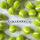 20MM Tennis Ball Pendant Charm (Green, Purple, Yellow, Orange, Red, Pink, Blue )