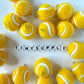 20MM Tennis Ball Pendant Charm (Green, Purple, Yellow, Orange, Red, Pink, Blue )