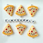 Winky Pizza Slice Acrylic Charm (26MM x 2MM)