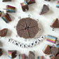Cute Chocolate Cake Slice Piece Charm (21mm x 12mm)
