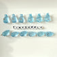 Translucent Blue Seals, Lazy Seal Charms (Multiple Styles)