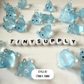 Translucent Blue Seals, Lazy Seal Charms (Multiple Styles)