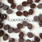 15MM x 12MM Coffee Bean, Food Themed Resin Charms