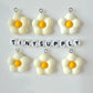 Egg Shaped Flower Charm (19MM X 19MM)
