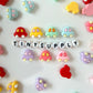 Colorful Little Car, Vehicle Theme Flatback Cabochon (Random Mix, 1.1CM x 1.3CM)