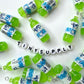 Korean Carbonated Soda Drink Resin Charms (37.5MM x 11MM)