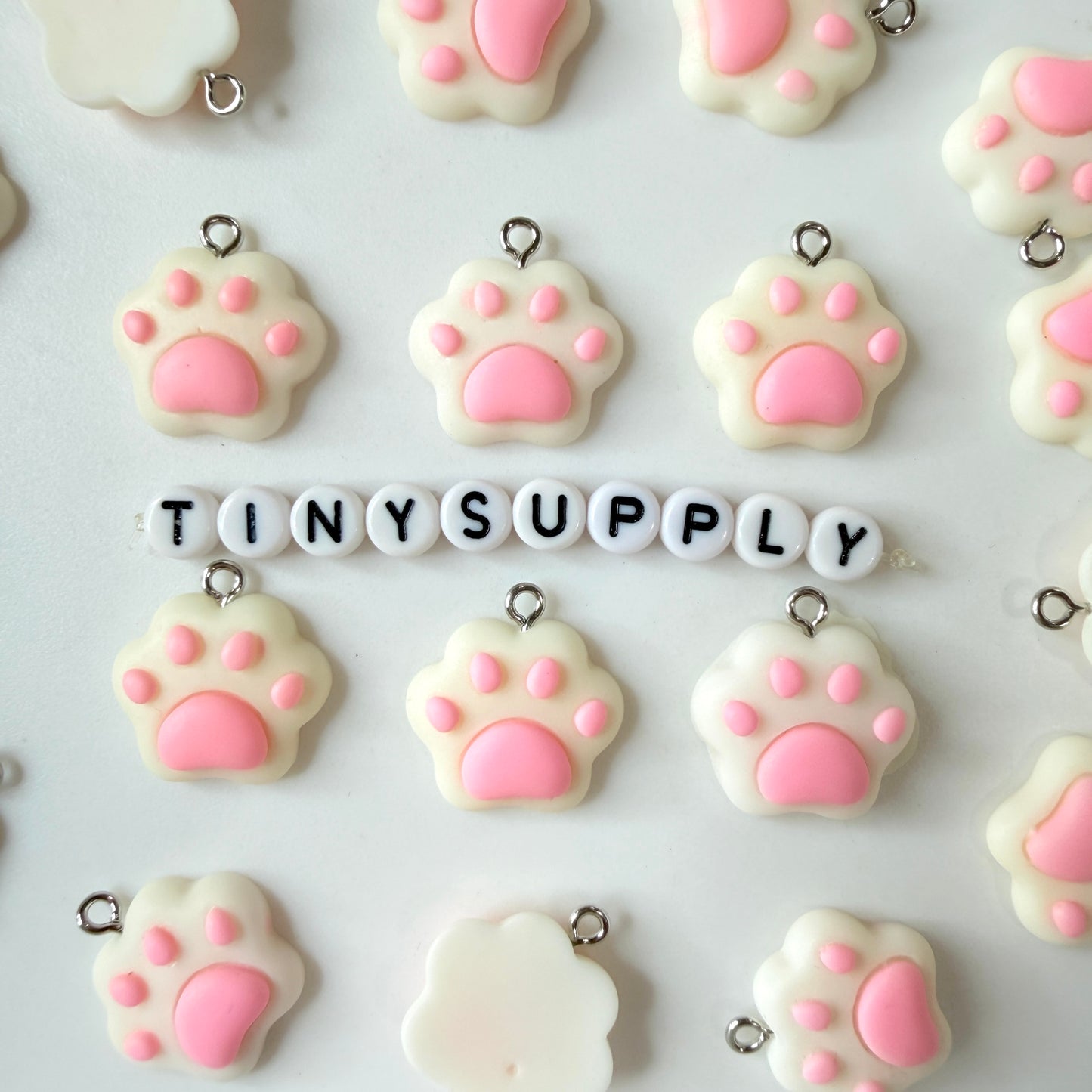 18MM Cute Puffy Cat Paws (Pink, Purple, Yellow, Blue, Brown)