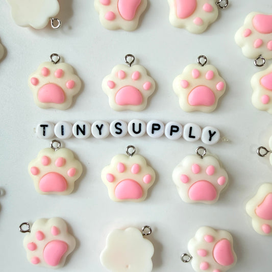 18MM Cute Puffy Cat Paws (Pink, Purple, Yellow, Blue, Brown)