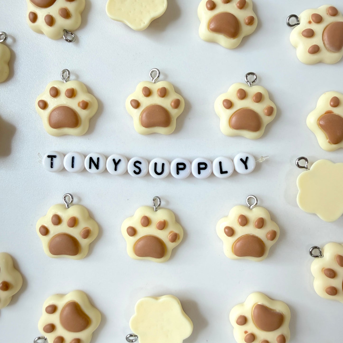 18MM Cute Puffy Cat Paws (Pink, Purple, Yellow, Blue, Brown)