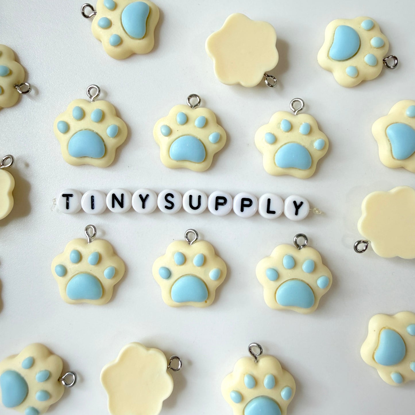 18MM Cute Puffy Cat Paws (Pink, Purple, Yellow, Blue, Brown)