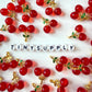 Glass Fruit Themed Charms and Pendants
