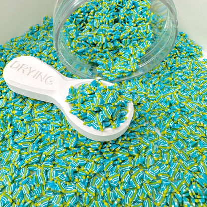 Blue Planet, Space Polymer Clay Sprinkle (NOT EDIBLE, 5MM/10MM)