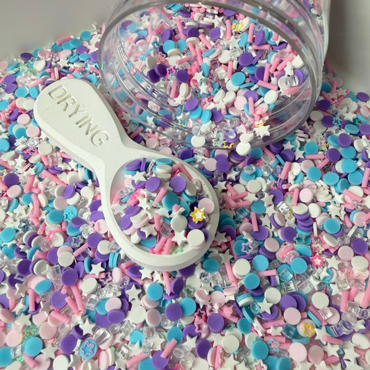 Pink and Purple Space Polymer Clay Sprinkle Mix (NOT EDIBLE) D50-14