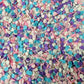 Pink and Purple Space Polymer Clay Sprinkle Mix (NOT EDIBLE) D50-14