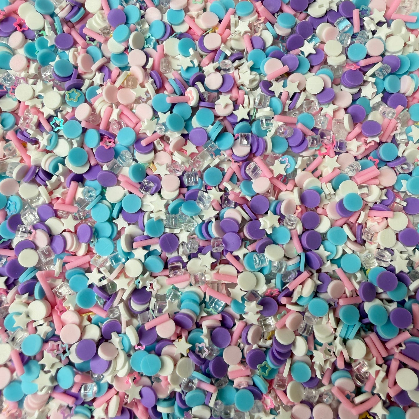 Pink and Purple Space Polymer Clay Sprinkle Mix (NOT EDIBLE) D50-14