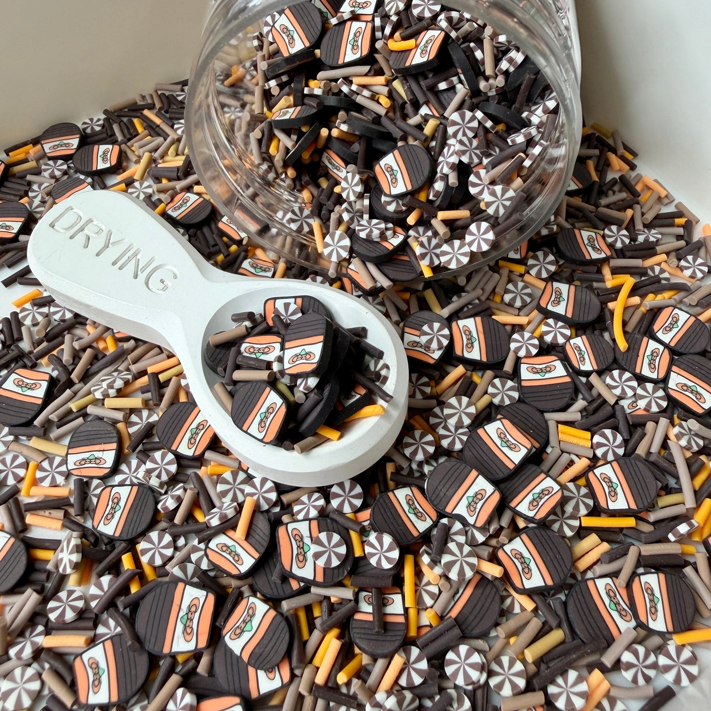 Spice Pumpkin Polymer Clay Sprinkle Mix (NOT EDIBLE) D50-15