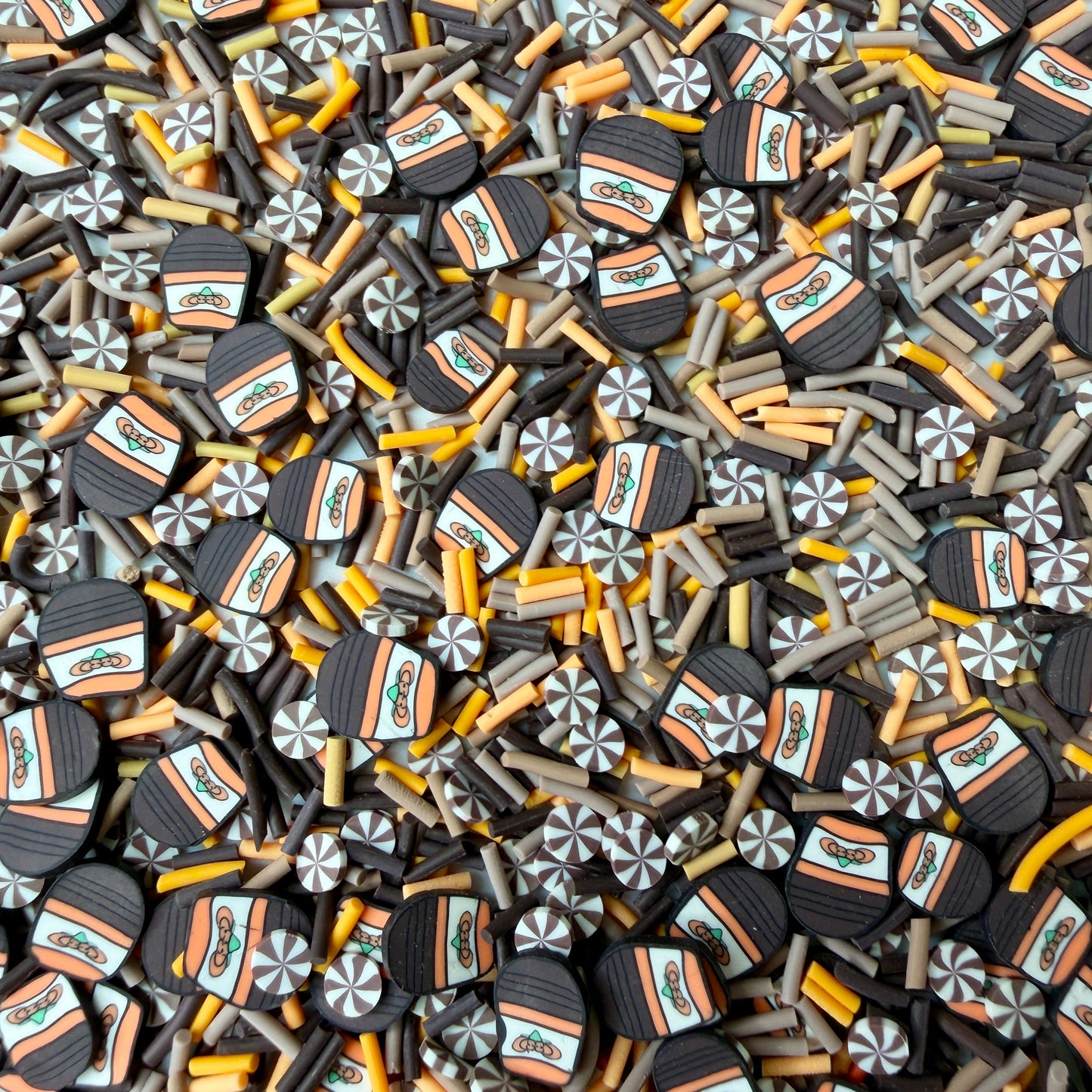 Spice Pumpkin Polymer Clay Sprinkle Mix (NOT EDIBLE) D50-15