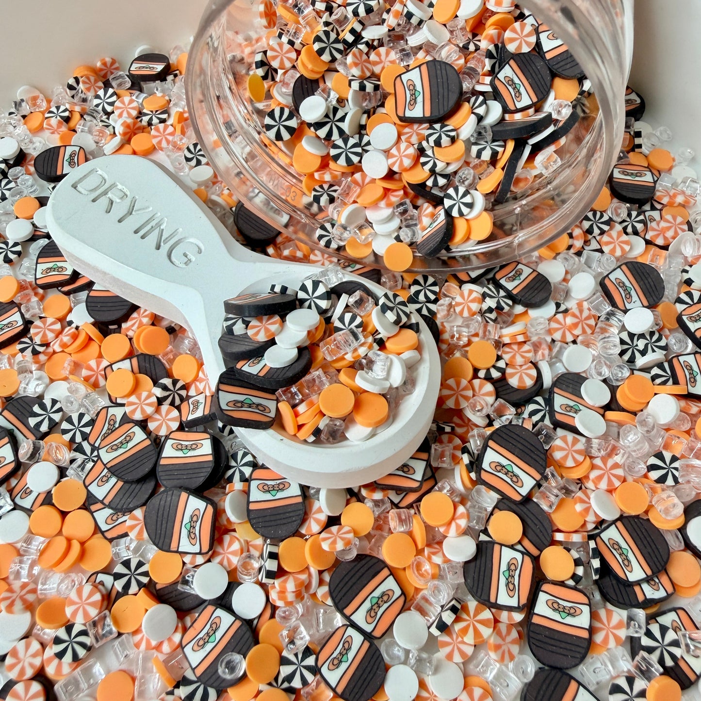 Iced Pumpkin Latte Polymer Clay Sprinkle Mix (NOT EDIBLE) D50-16