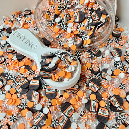 Iced Pumpkin Latte Polymer Clay Sprinkle Mix (NOT EDIBLE) D50-16