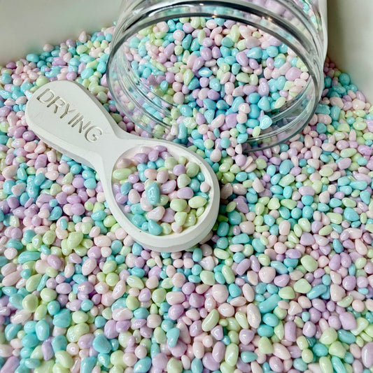 2MM-4MM Rainbow Pastel Faux Pebble Mix (NOT EDIBLE) D50-09