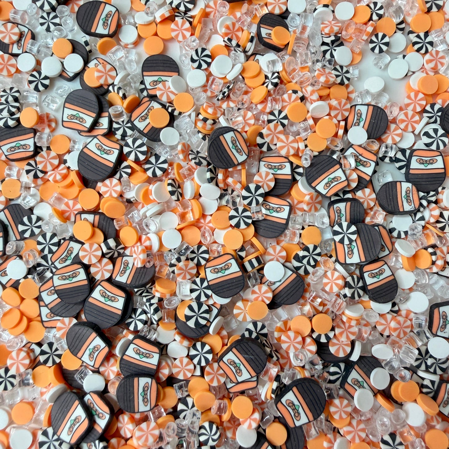 Iced Pumpkin Latte Polymer Clay Sprinkle Mix (NOT EDIBLE) D50-16