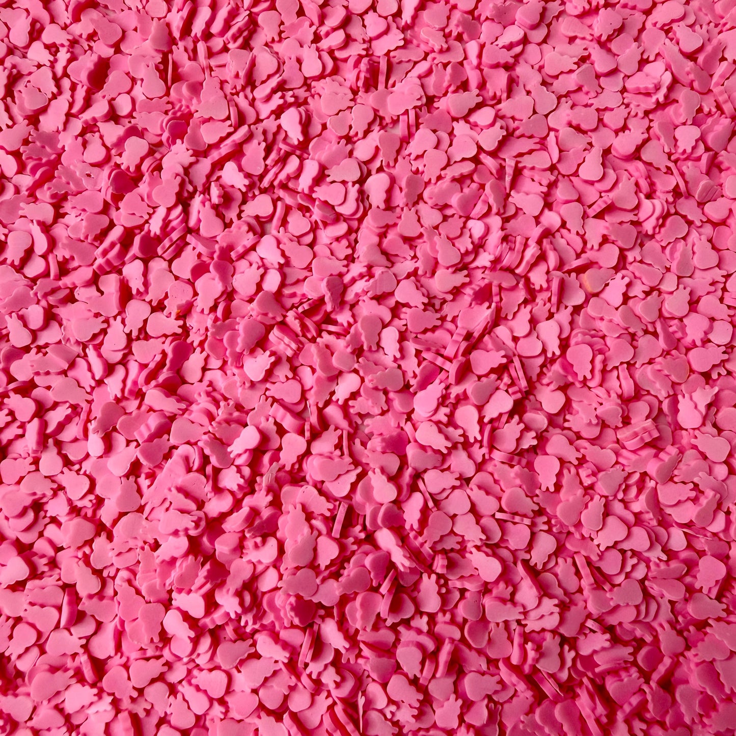 5MM Pink Bunny Polymer Clay Sprinkle (NOT EDIBLE) D50-23