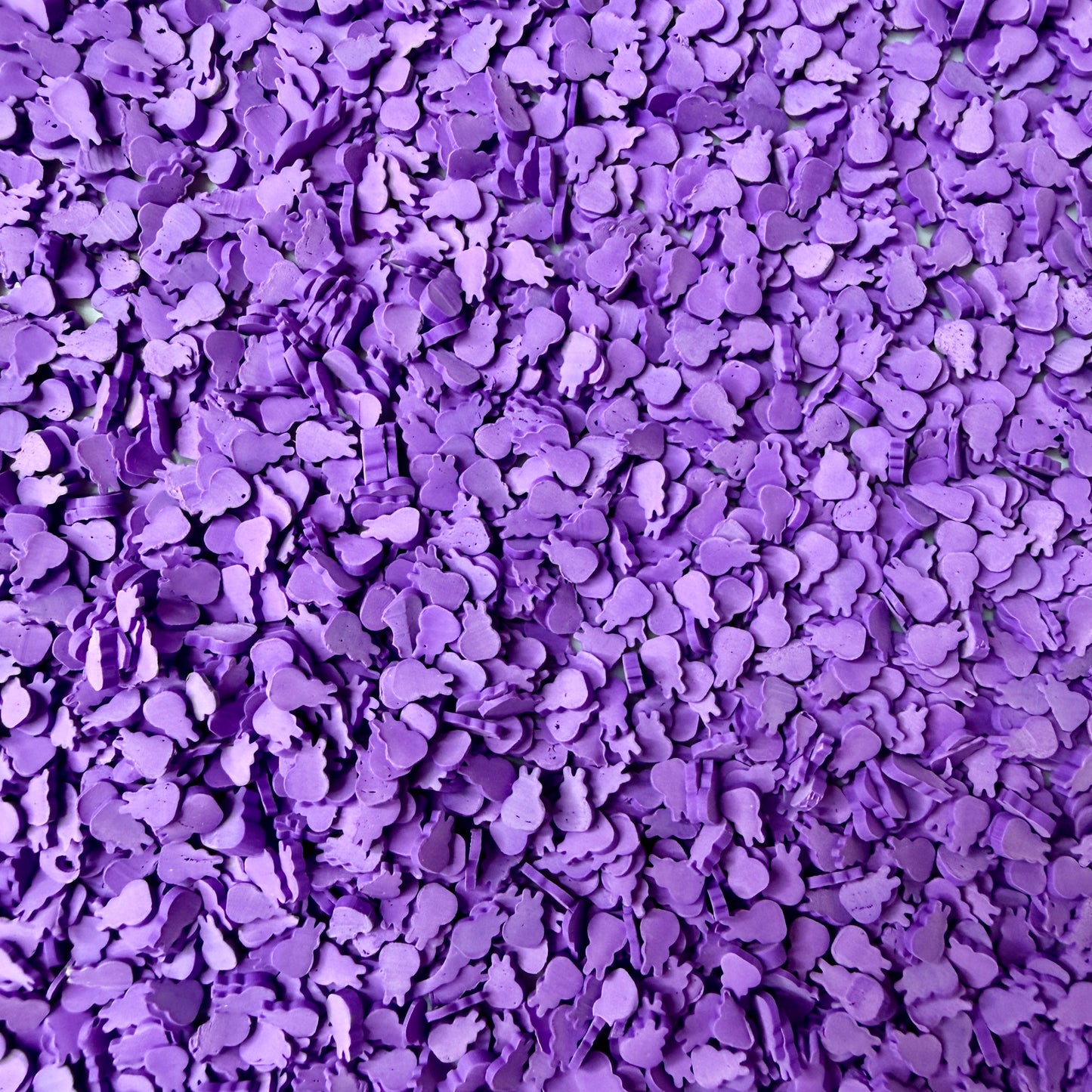 5MM Purple Bunny Polymer Clay Sprinkle (NOT EDIBLE) D50-22