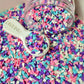 5MM Pink Purple Bunny Polymer Clay Sprinkle Mix (NOT EDIBLE) D50-26