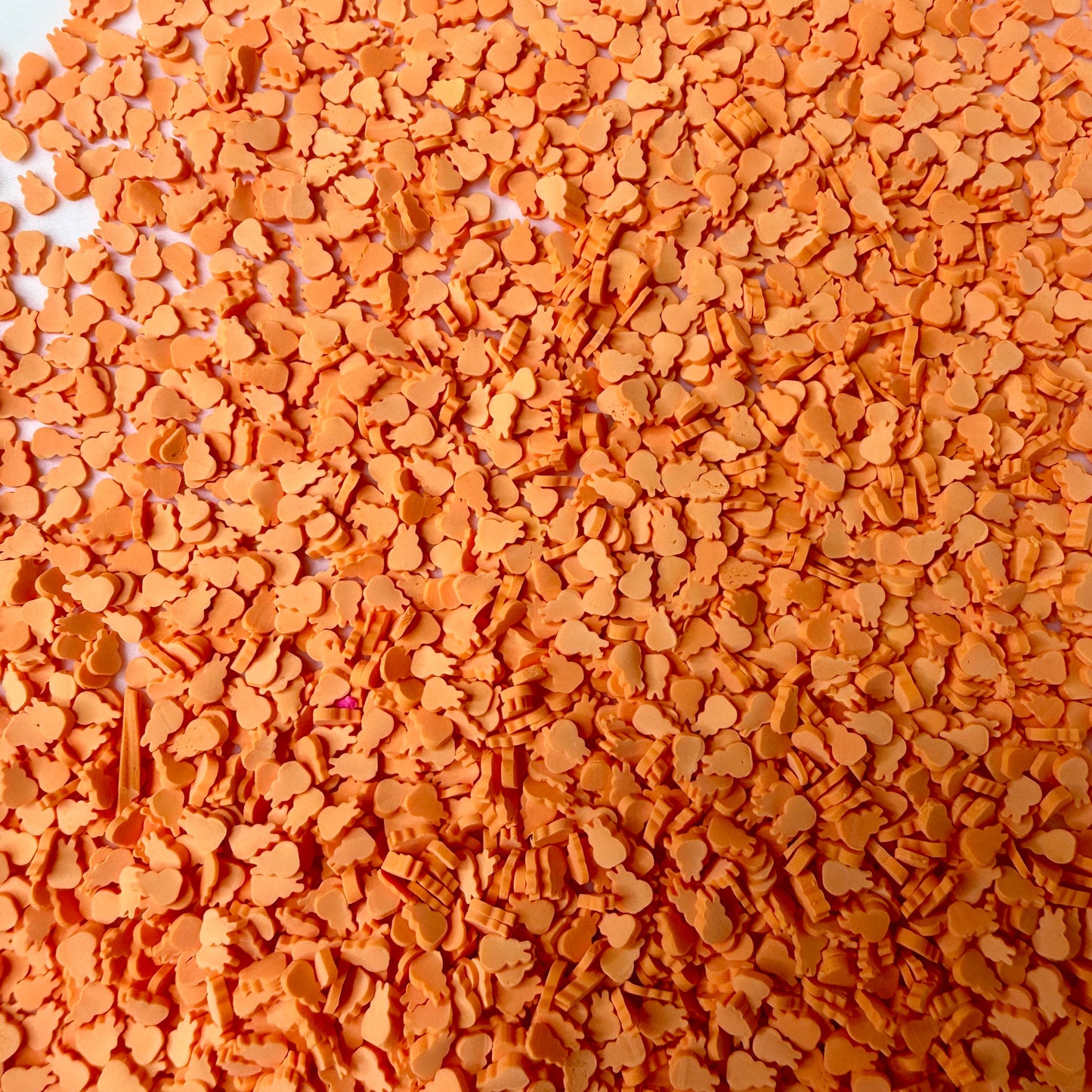5MM Orange Bunny Polymer Clay Sprinkle (NOT EDIBLE) D50-17