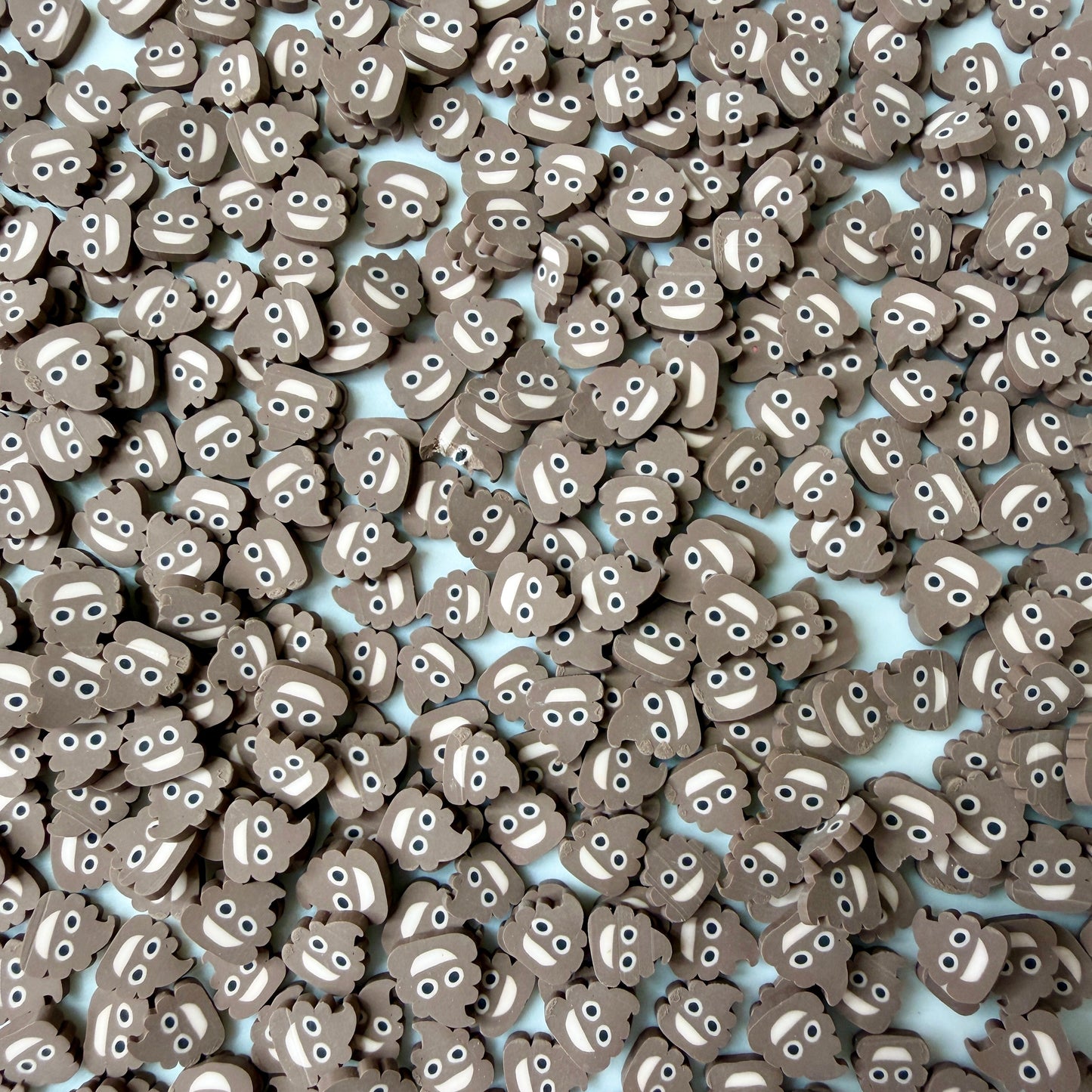 10MM Happy Poop Polymer Clay Sprinkle (NOT EDIBLE) D52-29