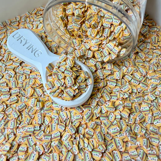 5MM Kawaii Hamburger Polymer Clay Sprinkle (NOT EDIBLE) D52-09