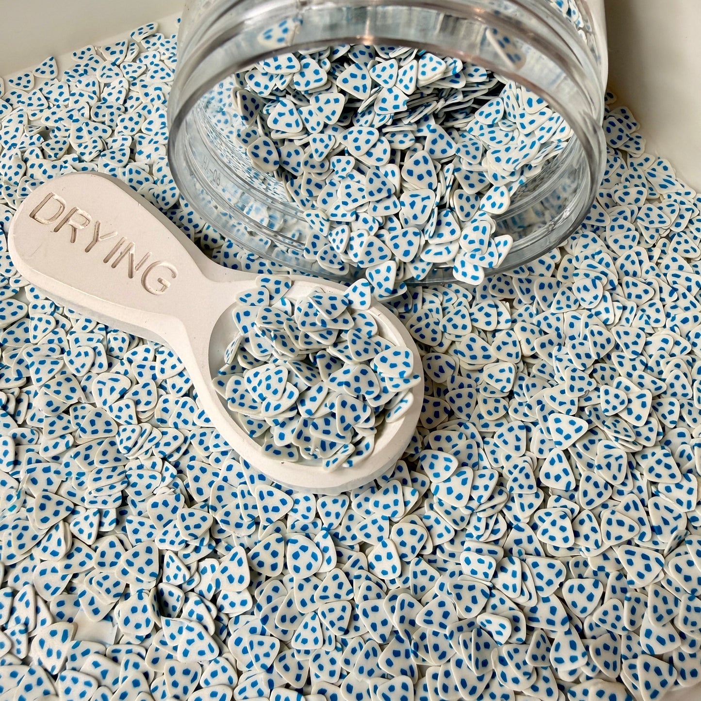 5MM Blue Cheese Slice Polymer Clay Sprinkle (NOT EDIBLE) D51-23