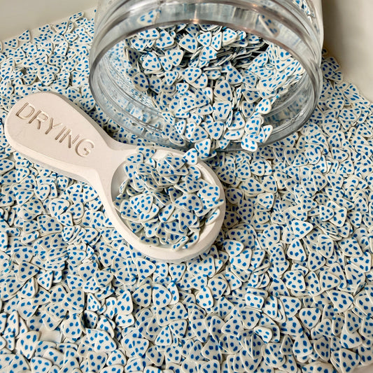 5MM Blue Cheese Slice Polymer Clay Sprinkle (NOT EDIBLE) D51-23