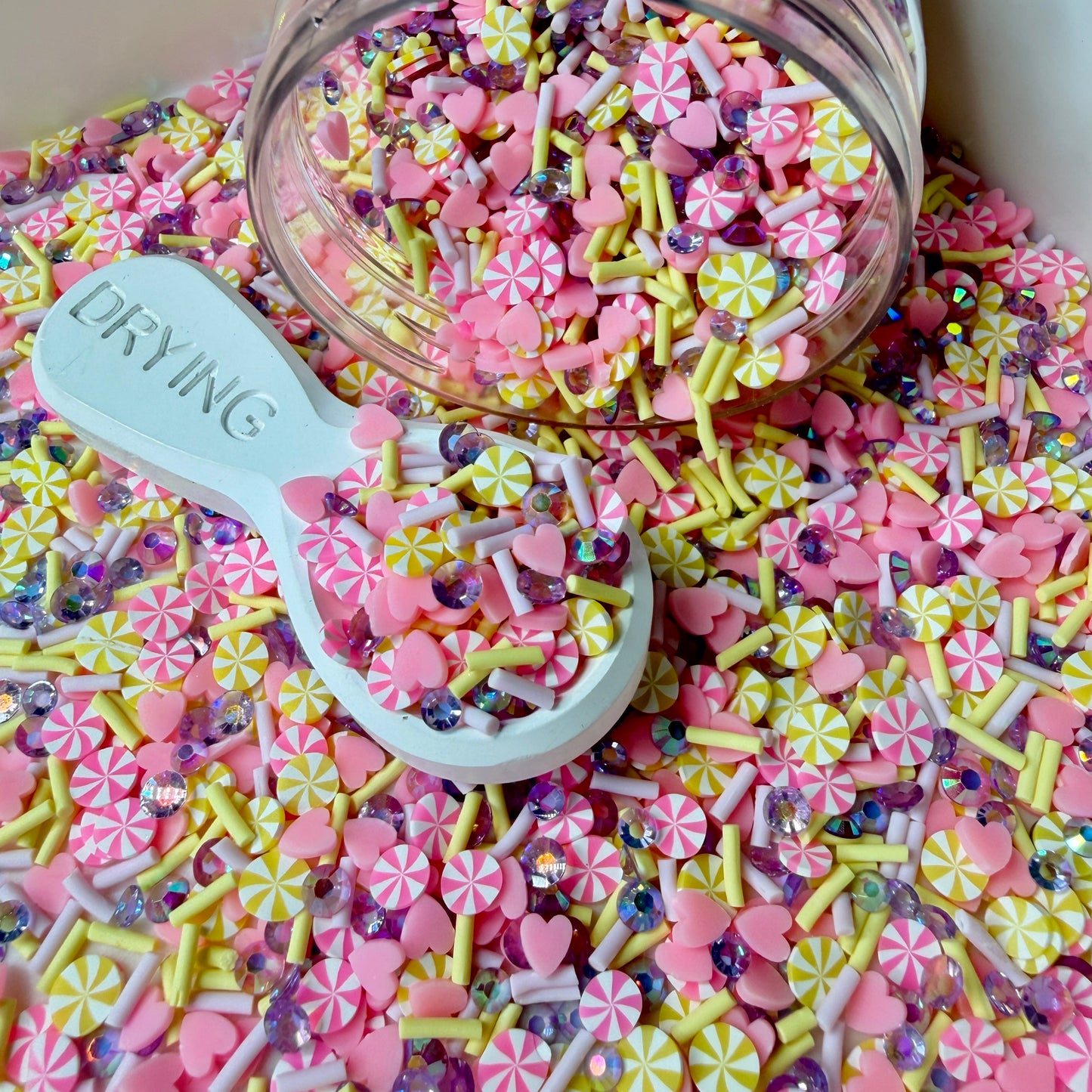 Pink Lemonade Love Polymer Clay Sprinkle Mix (NOT EDIBLE) D51-08