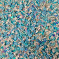 Blue Peppermint Winter Polymer Clay Sprinkle Mix (NOT EDIBLE) D51-07