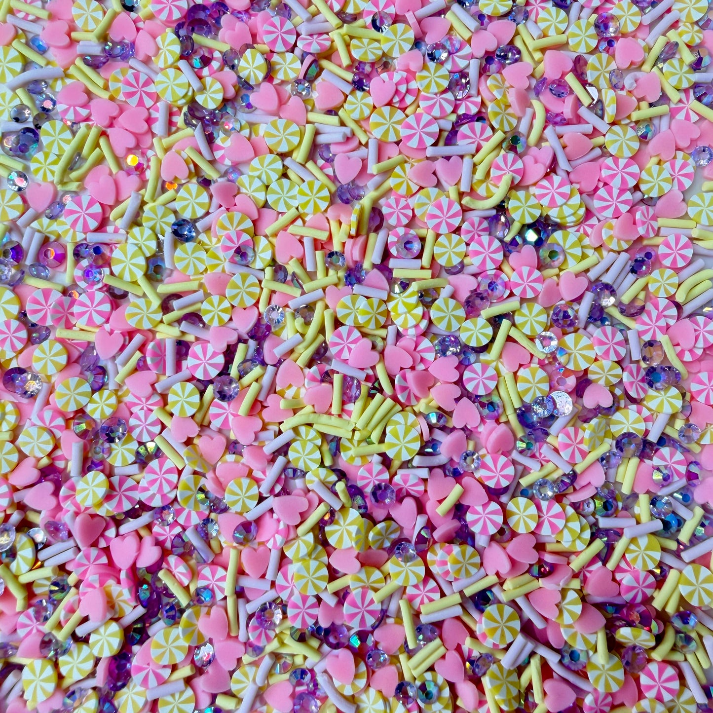 Pink Lemonade Love Polymer Clay Sprinkle Mix (NOT EDIBLE) D51-08