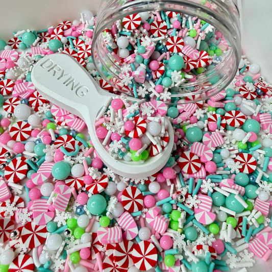 Minty Winter Polymer Clay Sprinkle Mix (NOT EDIBLE) D51-06
